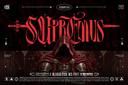 Supremus Typeface, a Blackletter Font by alit design (Thumbnail 1 of 20)