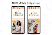 Boho Wix Website Store Template, a Wix Template by AdvertFox (Thumbnail 7 of 9)