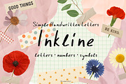 INKLINE - Handwritten Letters Font, a Handwritten Font by DreamoraArt (Thumbnail 1 of 5)