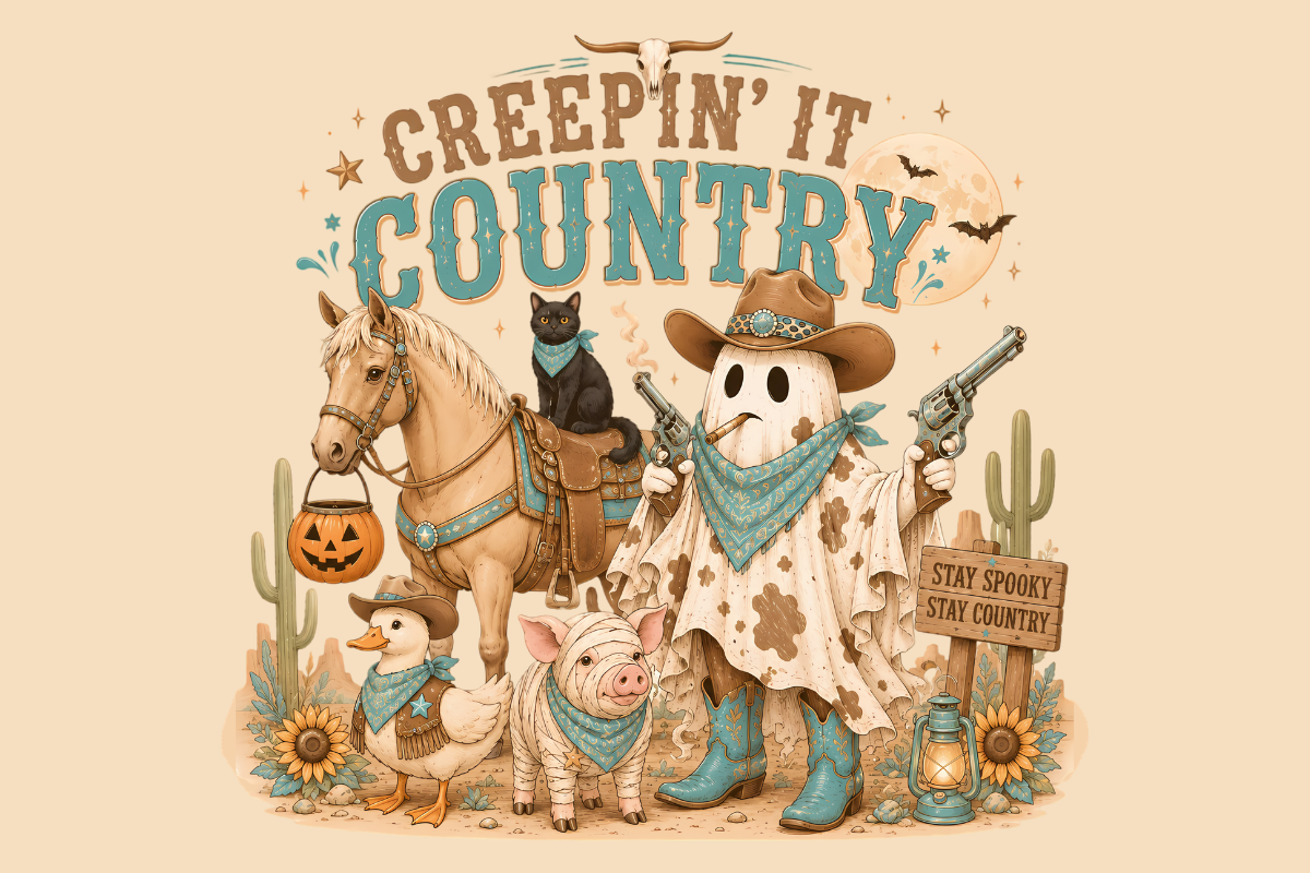 Western Cowboy Halloween Png Bundle, a Seasonal Illustration by Daisy Design (Photo 3 of 8)