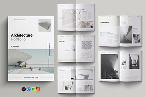 Architecture Portfolio Template, a Brochure Template by NorthPeak
