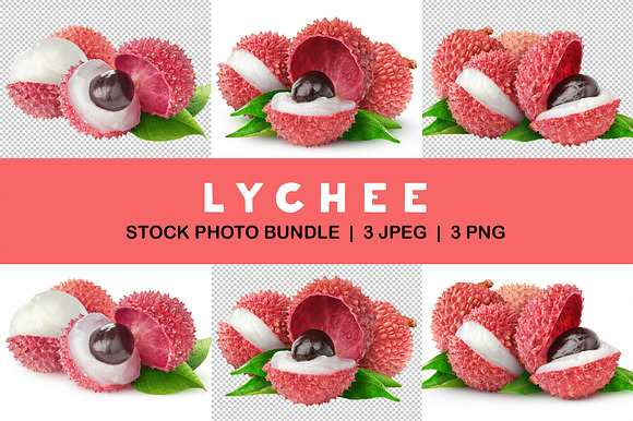 Cut Lychee Fruits