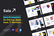 Sala - IT Services NextJS Template, a React Template by AliThemes (Thumbnail 1 of 2)