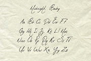 Midnight Baby - Handwritten Script, a Script Font by Mneme (Thumbnail 6 of 7)