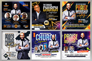 150 Church Flyers Bundle