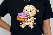 Haunted Reading Club Clipart Bundle, a Seasonal Illustration by Tanya Kart (Thumbnail 3 of 10)