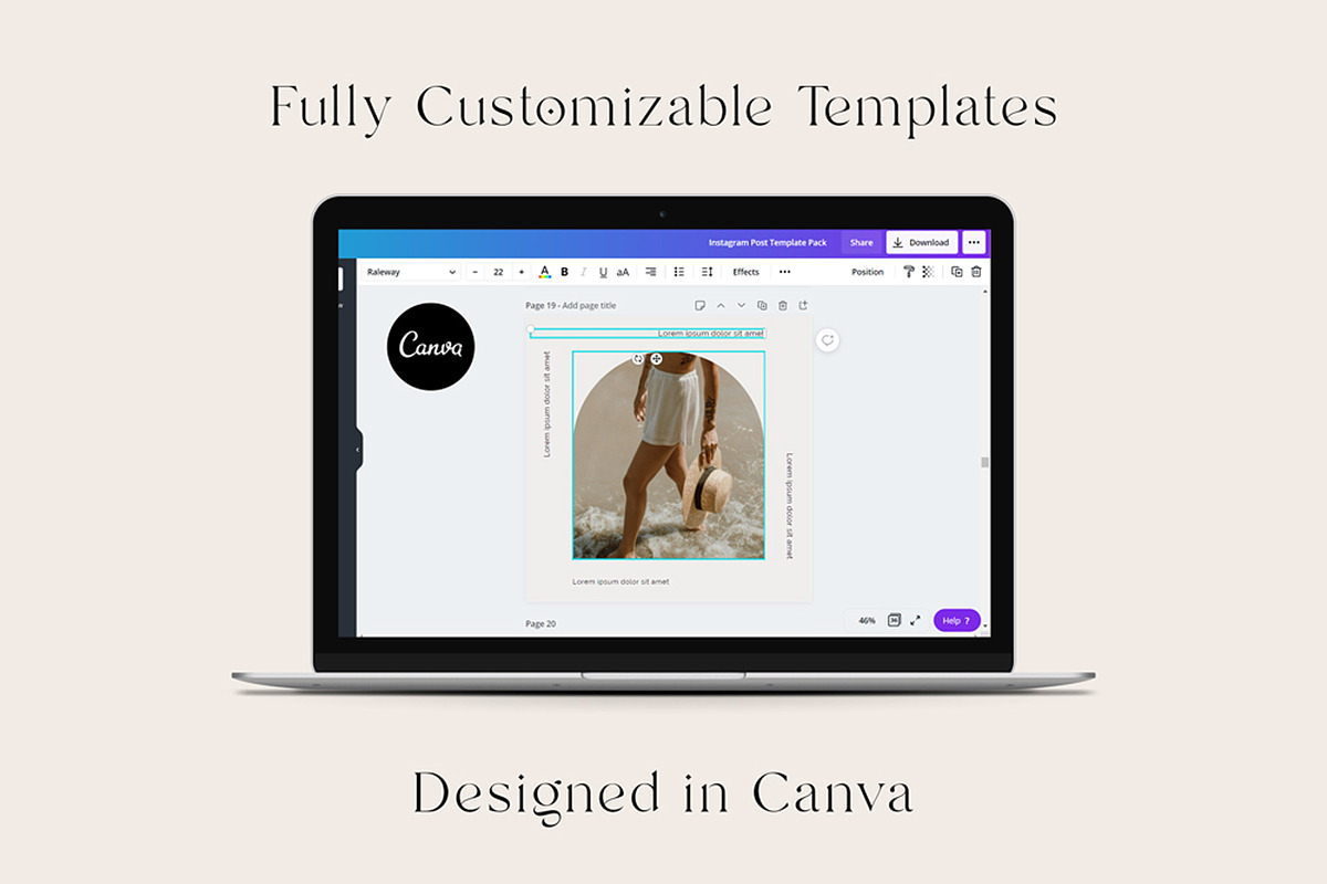 135 Social Media CANVA Template Pack, a Social Media Template by Gebers Marketing & Design (Photo 2 of 11)