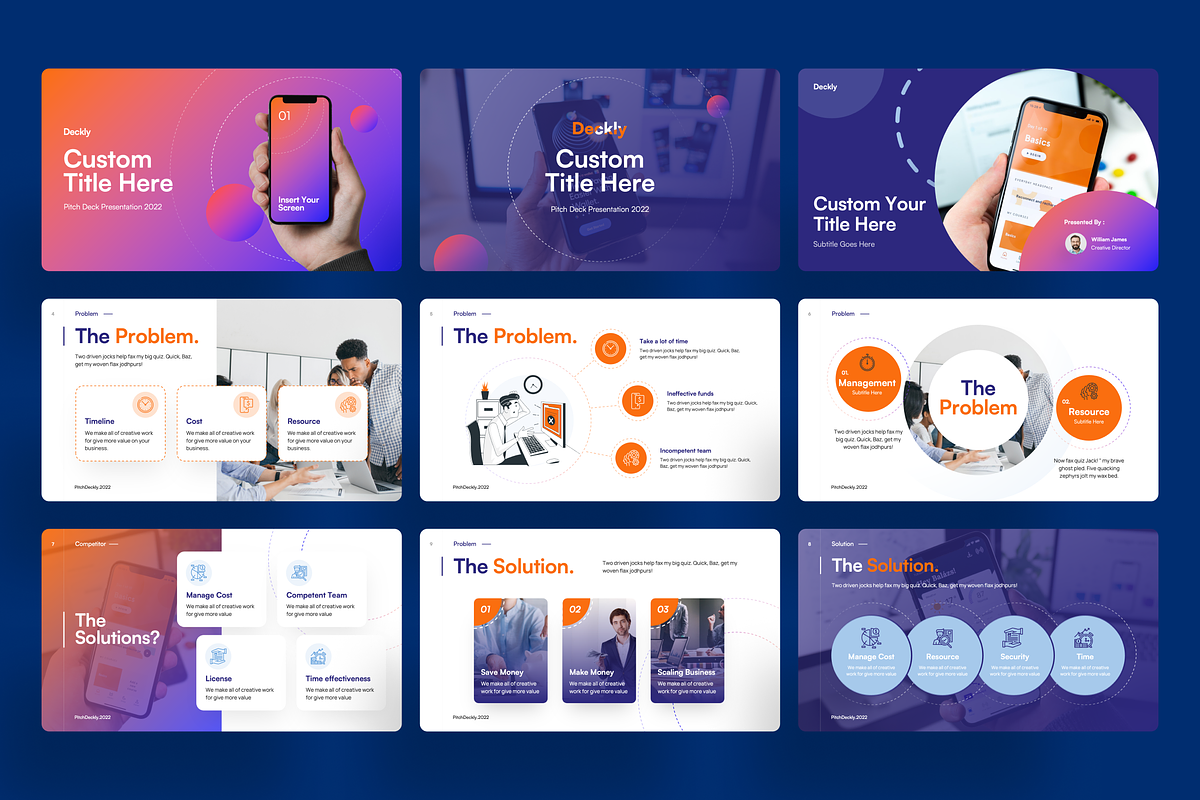 Deckly - Pitch Deck Presentation, a Presentation Template by Illustraly Design (Photo 4 of 8)