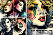 Pop Art Portraits, a Person Illustration by Digital Art Creations (Thumbnail 4 of 11)