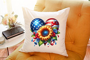 Sunflowers 4th of July Clipart, an Illustration by Sublimation Artist (Thumbnail 6 of 6)