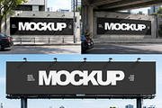 Outdoor Billboard Mockup, an Advertising Mockup by Mockthethics. (Thumbnail 1 of 4)
