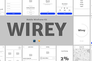 Wirey Wireframe Kit Pack