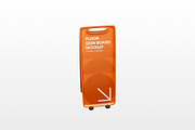 Floor Sign Mockup, a Product Mockup by SLAB! Design (Thumbnail 8 of 8)