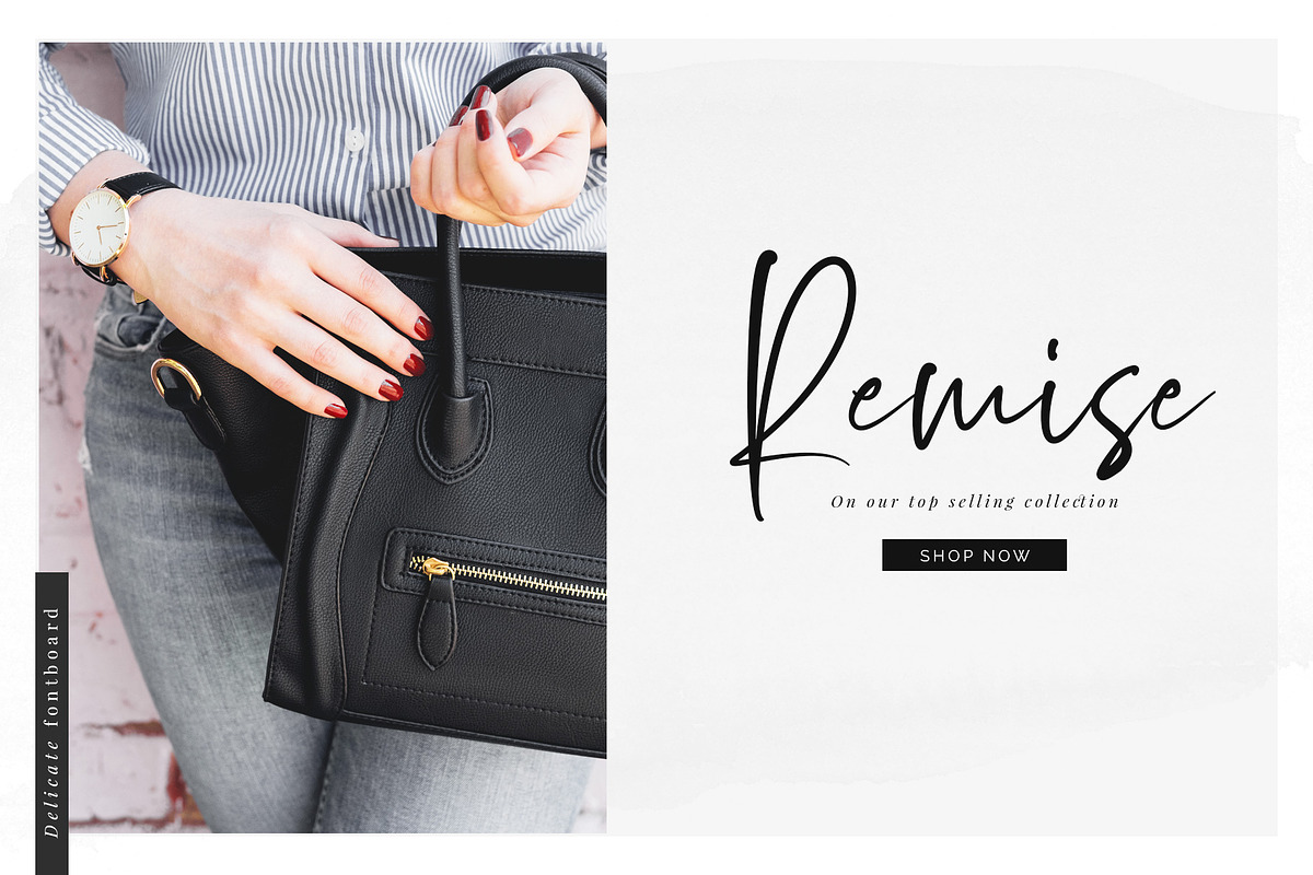 Delicate Script Font preview 6