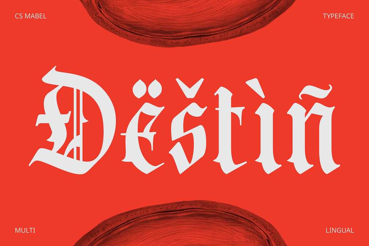 CS Mabel – Blackletter Font, a Blackletter Font by Craft Supply Co. (Photo 6 of 8)