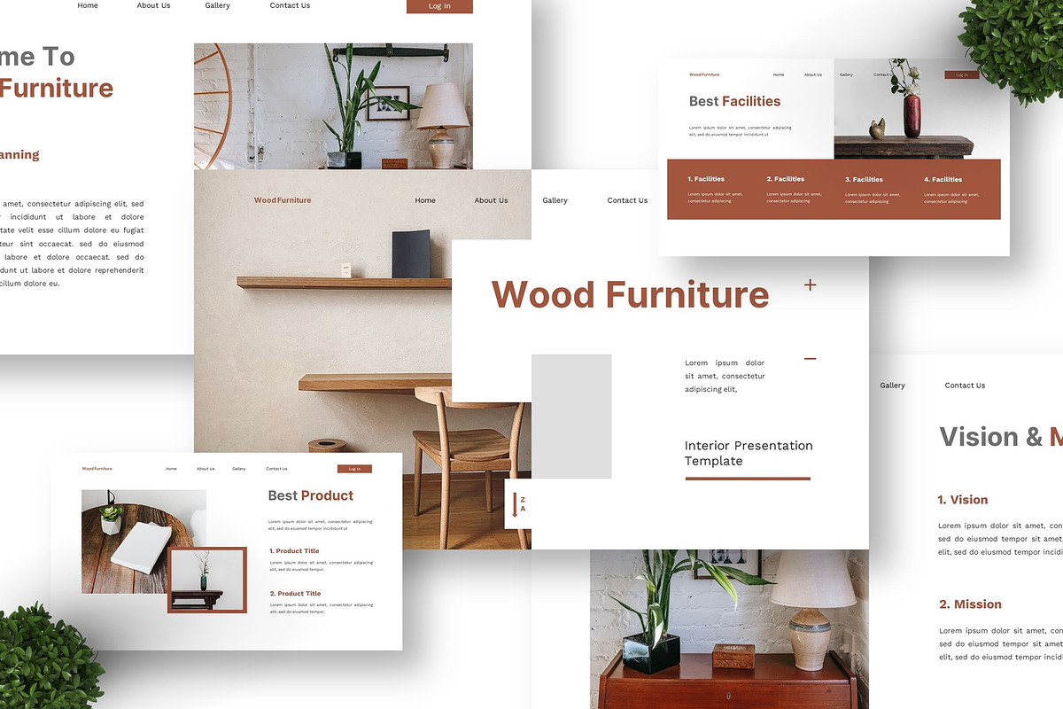 Wood Furniture - Interior GSL, a Presentation Template by Deepslide Studio (Photo 2 of 6)