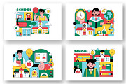 10 School Vector Illustration, an Education Illustration by denayunebgt (Thumbnail 2 of 4)