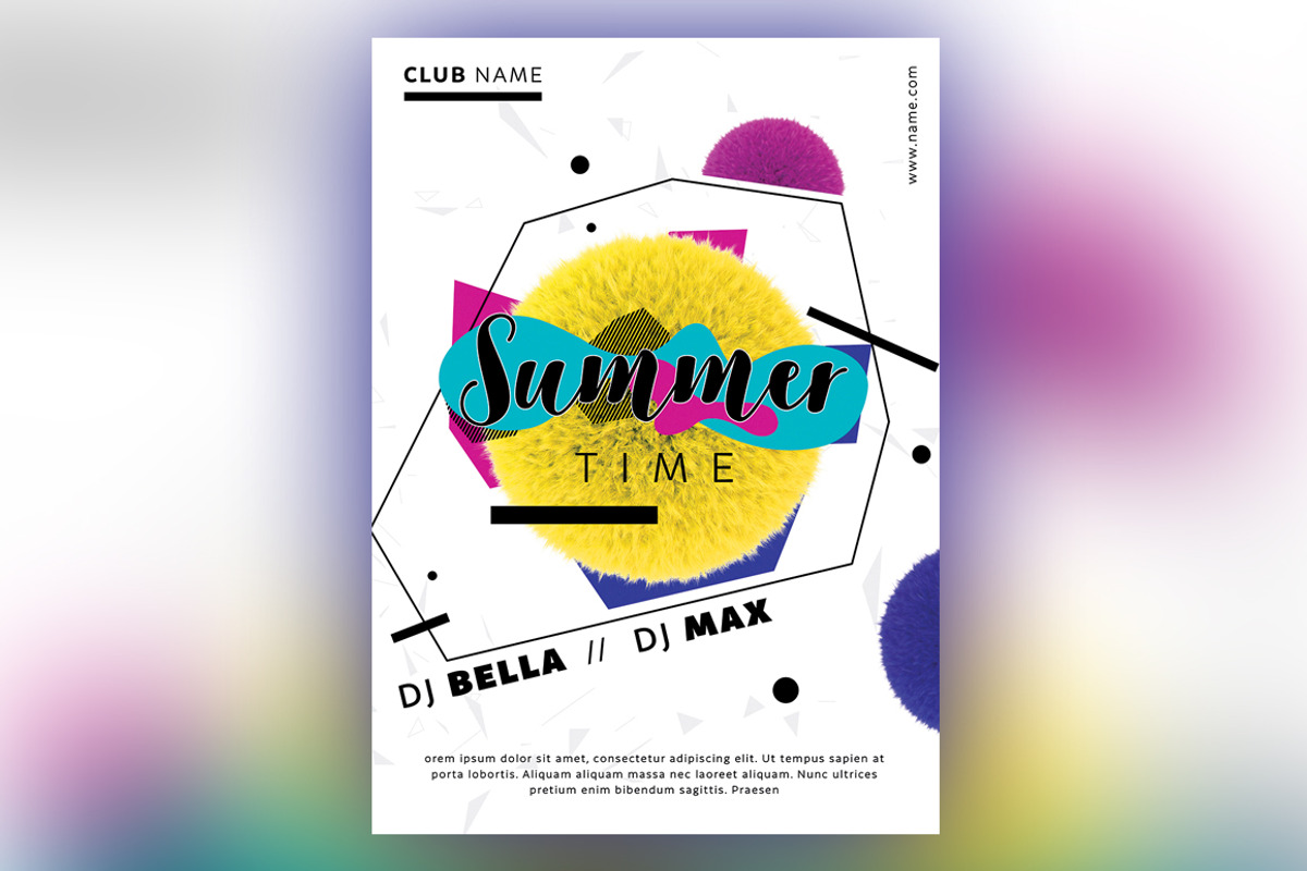 Easter & Summer Poster, a Flyer Template by Bellas (Photo 2 of 2)