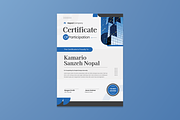 Modern Internship Certificate, a Stationery Template by MMPixelCraft (Thumbnail 4 of 5)
