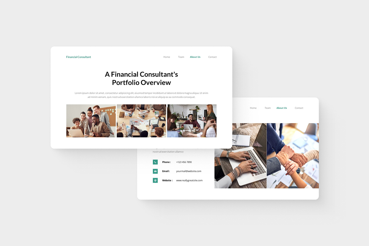 Financial Consultant Keynote, a Presentation Template by Annora Studio (Photo 2 of 5)