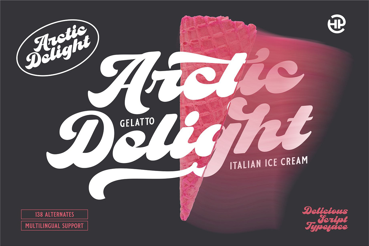ARCTIC DELIGHT, a Script Font by Havinkpen (Photo 1 of 8)