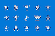 Retro Fruit Mascot Illustration, an Object Illustration by Decoconio Design (Thumbnail 4 of 8)