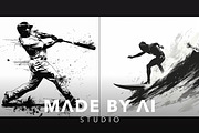 50 Stencil Art Midjourney Prompts, an Object Graphic by MadeByAI Studio (Thumbnail 4 of 4)