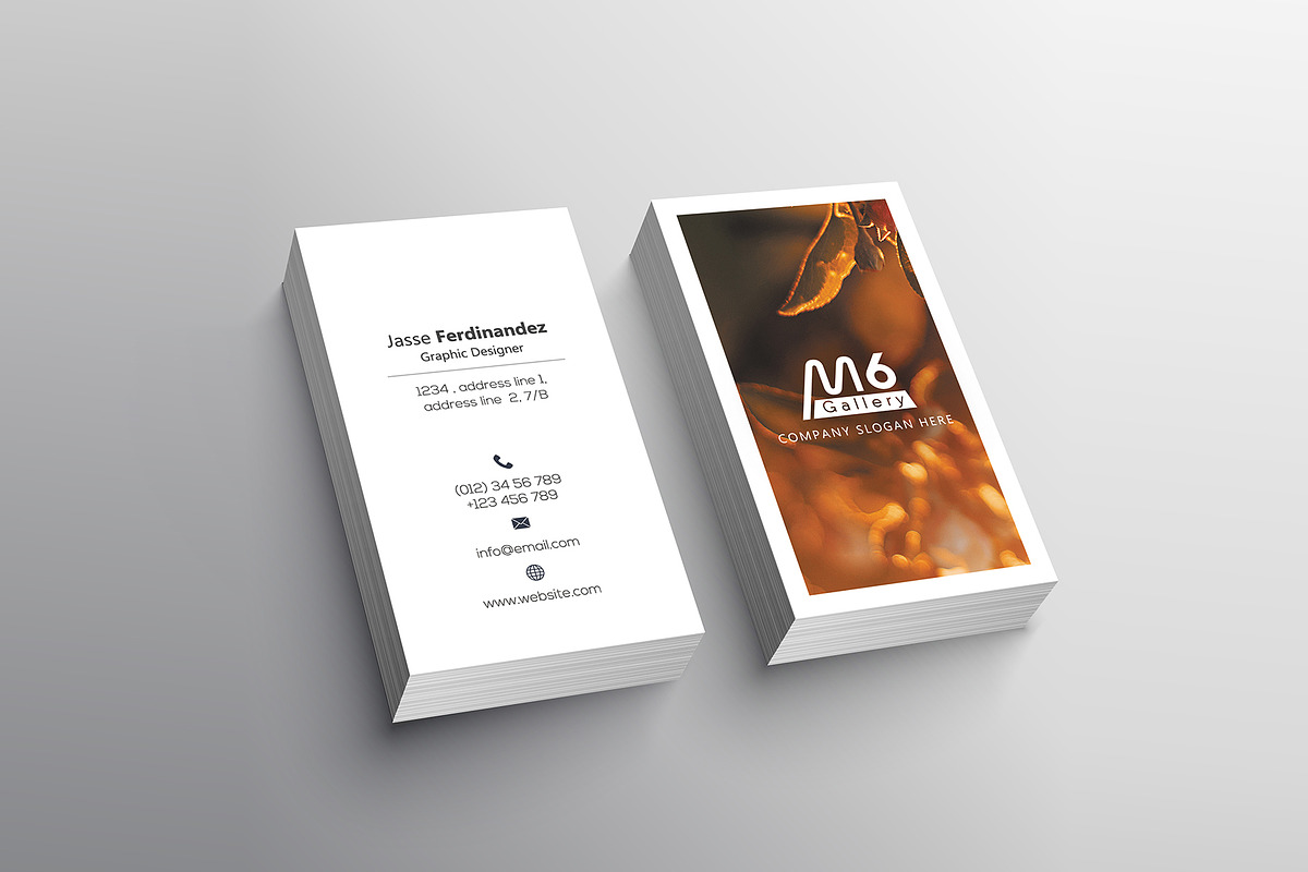 Unique 50 Business Card Bundle, a Business Card Template by M6 Gallery (Photo 58 of 151)
