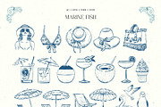 Aesthetics Ocean | Illustration Kit, an Object Illustration by KetteCreate (Thumbnail 9 of 17)