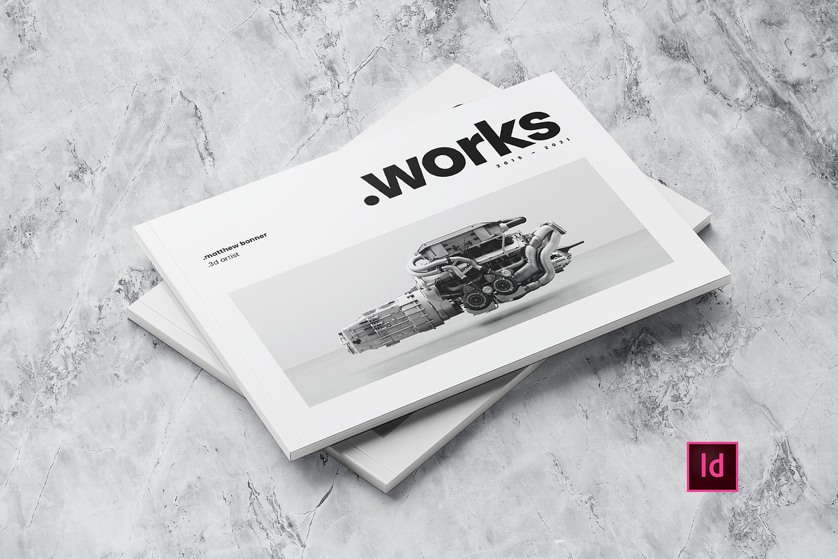 Minimalist Portfolio Template, a Brochure Template by Template Temple (Photo 1 of 8)