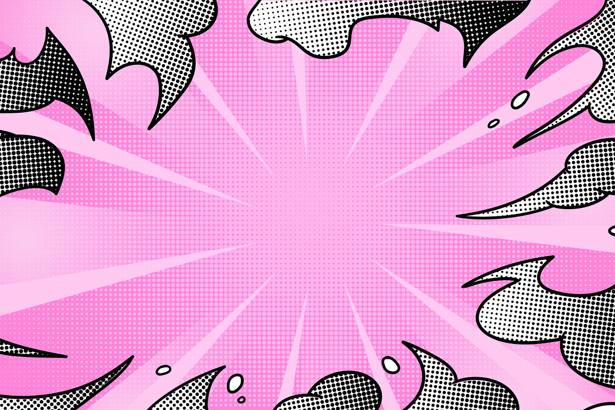 Comic book background with halftone, a Texture Illustration by art PVP - market (Photo 2 of 3)