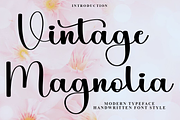 Vintage Magnolia, a Handwritten Font by FreshTypeINK (Thumbnail 1 of 8)