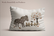 Farm Friends Neutral Nursery Clipart, an Animal Illustration by PenguinArtStudio (Thumbnail 7 of 10)