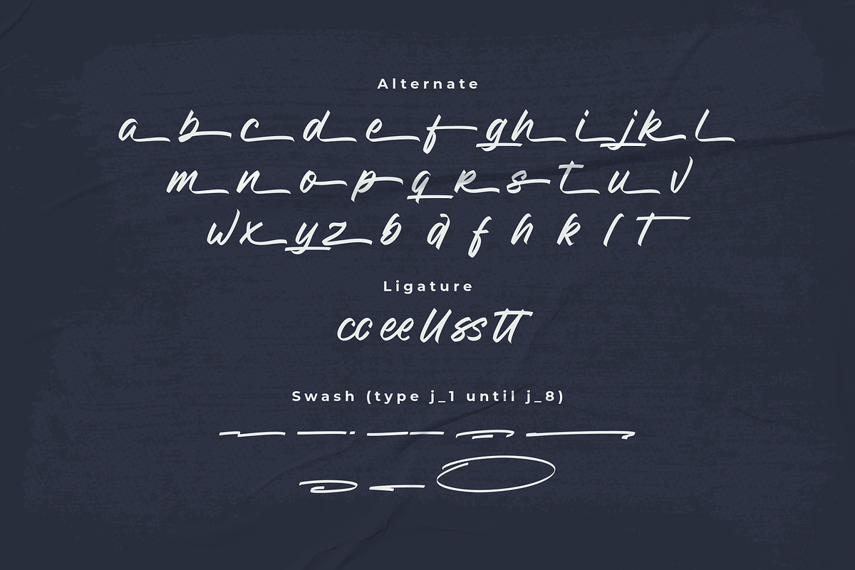 Brush Dollanan - Handwritten Font, a Handwritten Font by Ainun Jinan (Photo 8 of 9)