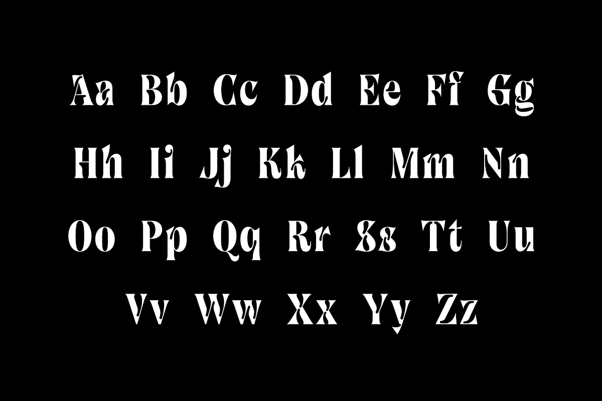 Single Malt Font preview 2