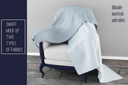 Fabric Set Mock Up., an Advertising Mockup by zeffir (Thumbnail 1 of 2)