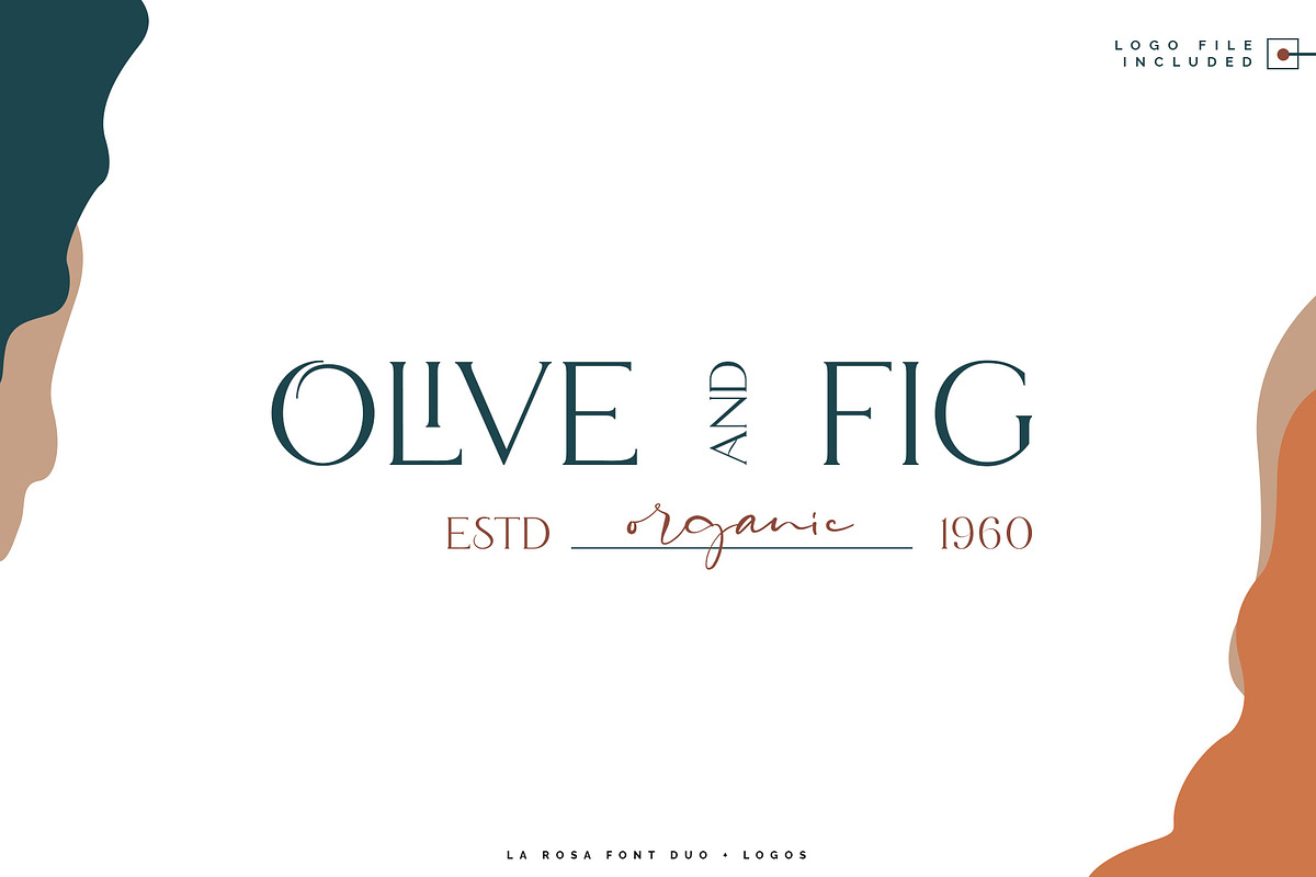 La Rosa Font Duo//Chic Logos, a Serif Font by SNIPESCIENTIST (Photo 12 of 34)