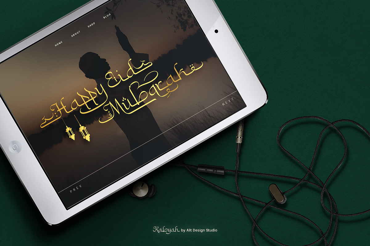 Kabyah Ramadhan Typeface, a Script Font by alit design (Photo 14 of 18)