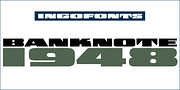 Banknote 1948, a Sans Serif Font by ingoFonts (Thumbnail 1 of 6)