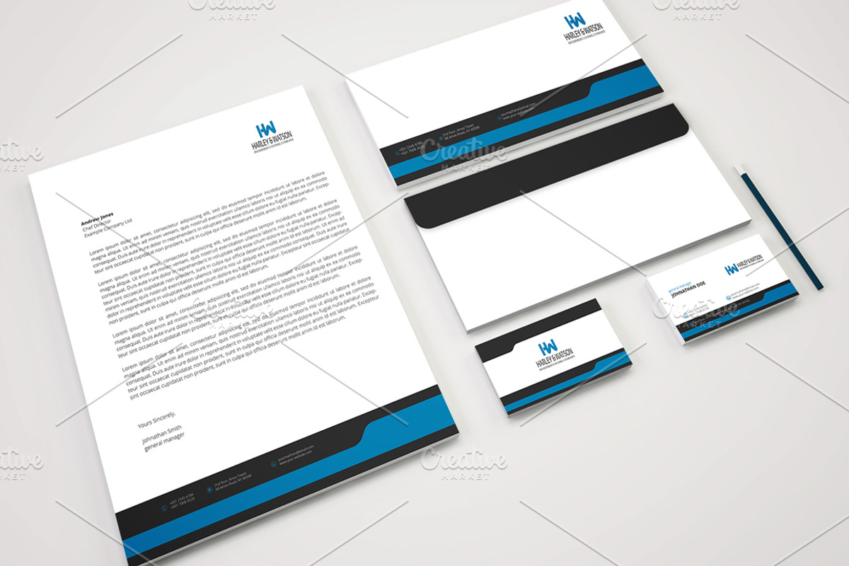 Corporate Stationery Pack, a Stationery Template by BettyDesign (Photo 10 of 10)