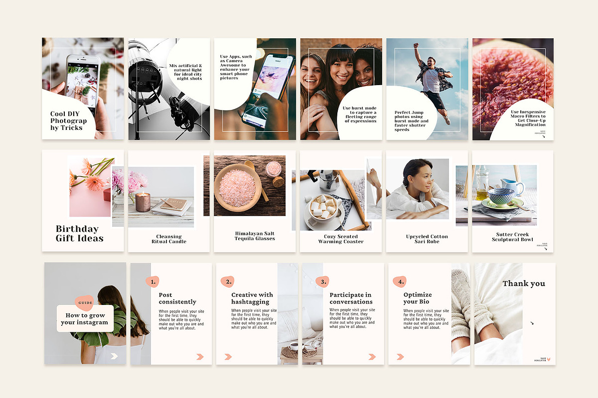 Instagram Marketing Templates, a Social Media Template by Kseniia_Design (Photo 6 of 9)