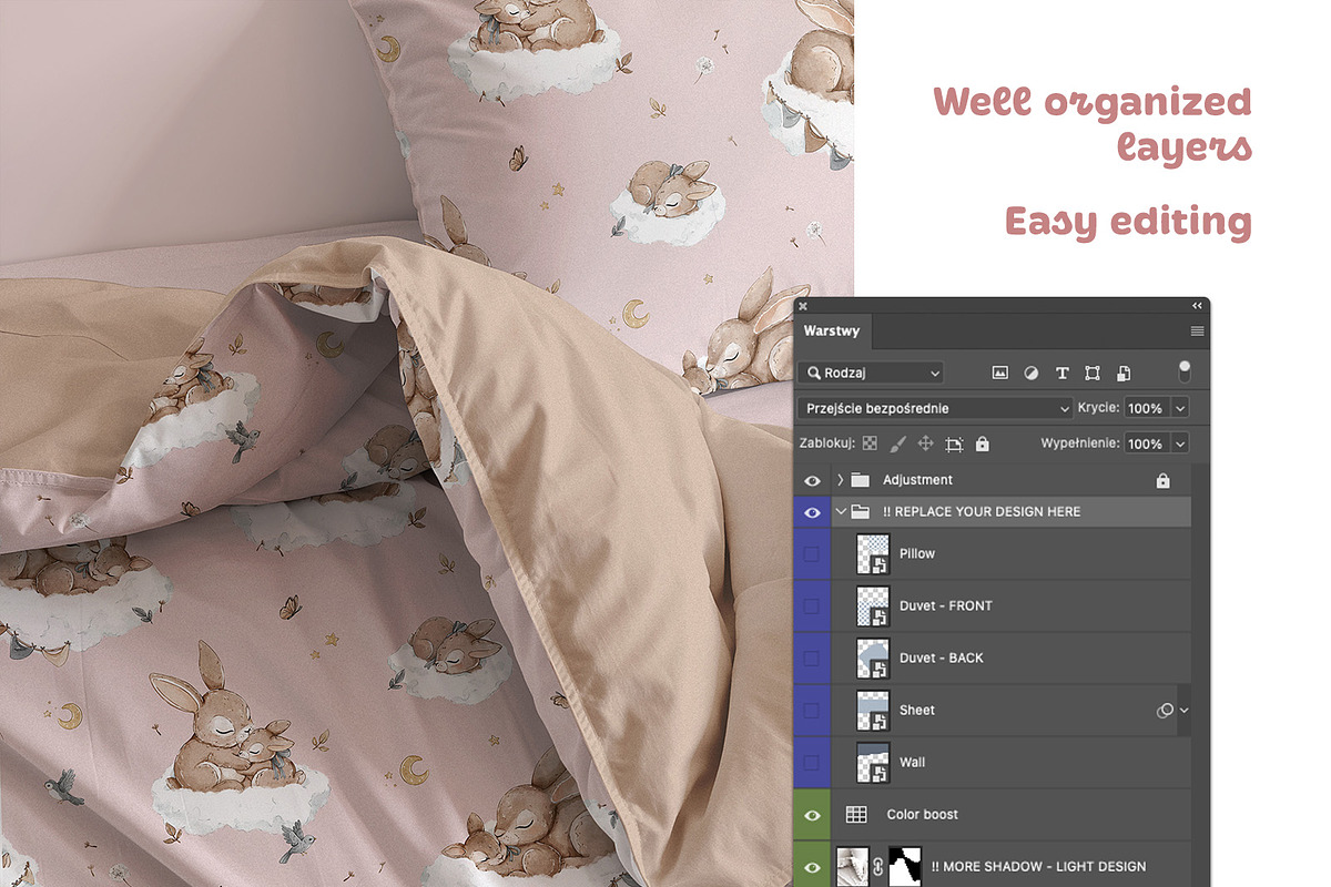 Realistic Cotton Bedding Mockup 2, a Household Mockup by Brzozowska (Photo 3 of 4)