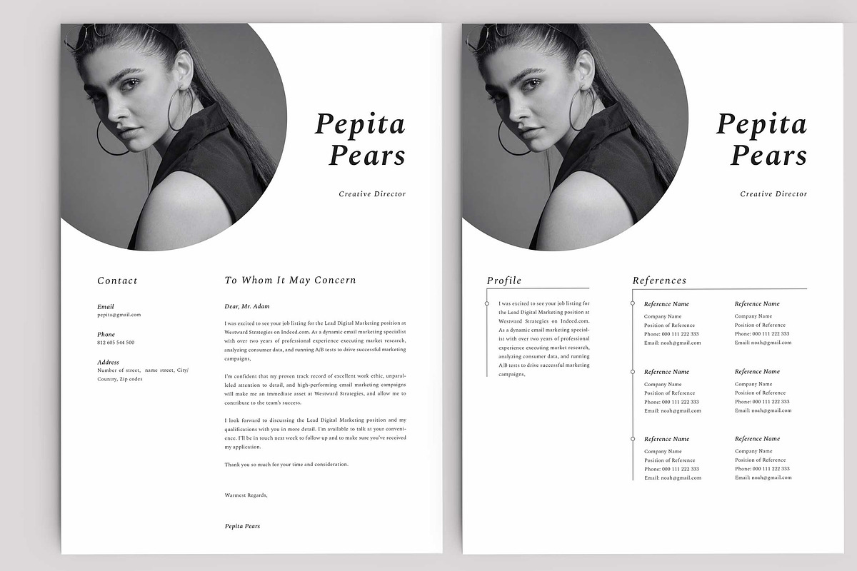 Resume / CV, a Resume Template by Peunayah (Photo 3 of 7)