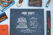 Good Vibes - Real Brush Typeface, a Symbol Font by NasArt© (Thumbnail 2 of 4)