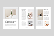 Ebook | MS Word & Indesign, a Magazine Template by Leaflove (Thumbnail 8 of 10)