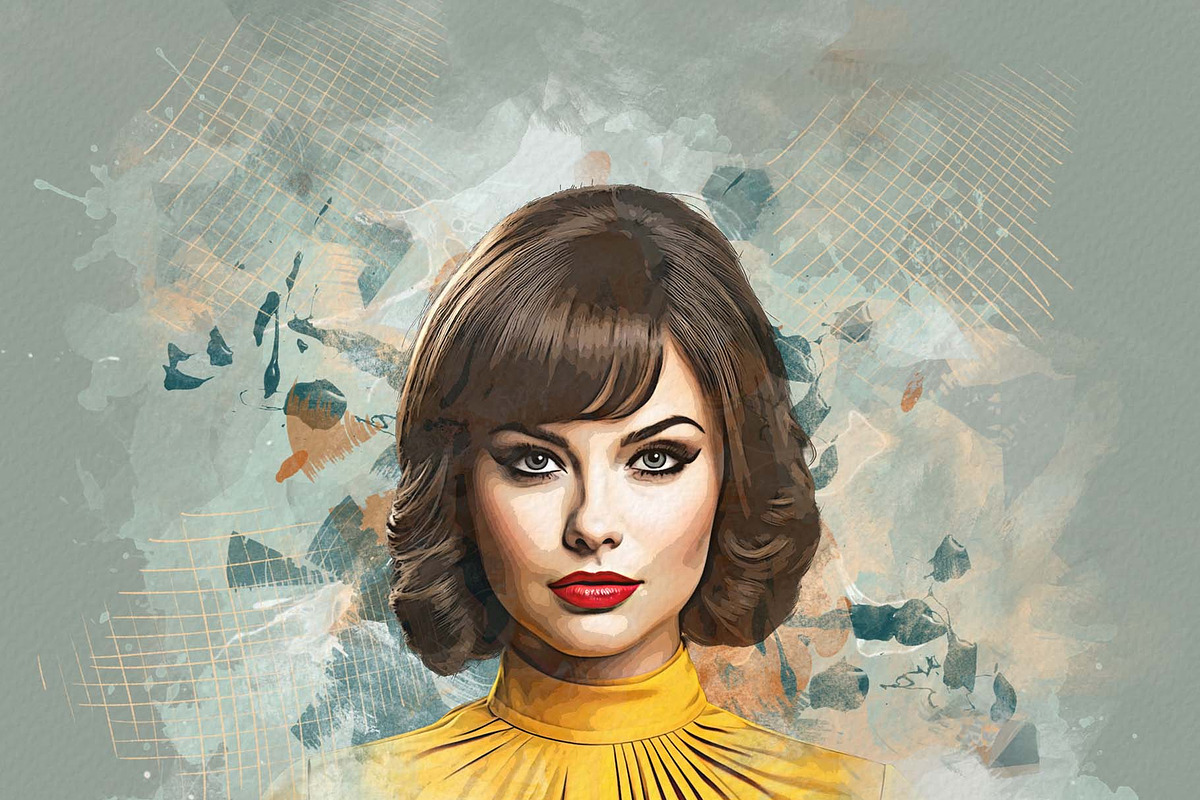 Watercolor Photo Effect Template, an Action Add-On by Photoshop Action (Photo 14 of 18)