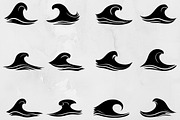 Wave Silhouette SVG, an Object Illustration by newminddesign (Thumbnail 1 of 3)
