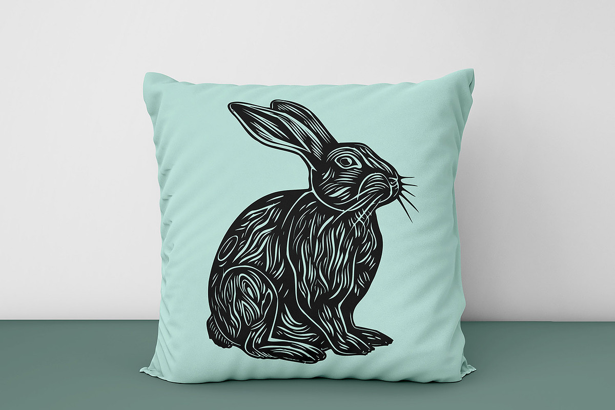 Forest Animals Linocut Clipart, an Animal Illustration by ArtIrisArt (Photo 3 of 4)