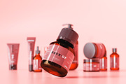 250+ Cosmetic Branding Mockup Bundle, a Cups & Container Mockup by pmvch (Thumbnail 18 of 273)