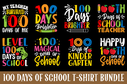 100 Days of School SVG Bundle